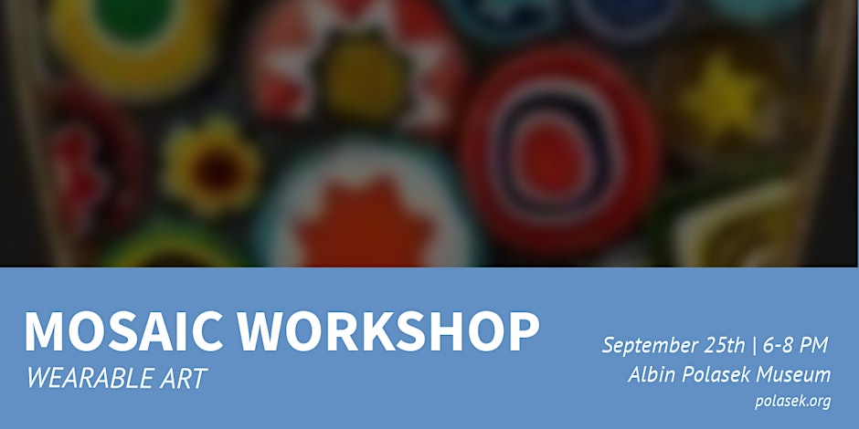 Mosaics Workshop – Wearable Art